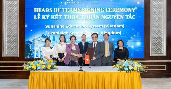 Sunshine Group hợp tác Cranleigh School phát triển hệ thống giáo dục chuẩn Anh tại Việt Nam