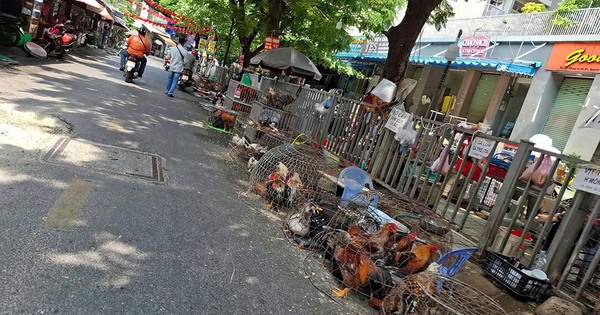 Buôn bán chiếm vỉa hè, lòng đường