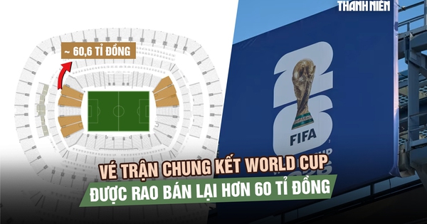 Vé trận chung kết World Cup được rao bán lại hơn 60 tỉ đồng, khán giả choáng váng
