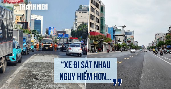 Đường Cộng Hòa tháo dỡ dải phân cách: Xe đi thoáng nhưng dân lo nguy hiểm