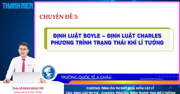 BÍ QUYẾT ÔN THI THPT 2026 | Môn vật lý | Chuyên đề 3 |  Định luật Boyle - Charles