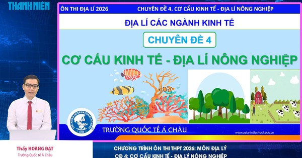 BÍ QUYẾT ÔN THI THPT 2026 | Môn địa lý | Chuyên đề 4 |  Cơ cấu kinh tế - Địa lý nông nghiệp