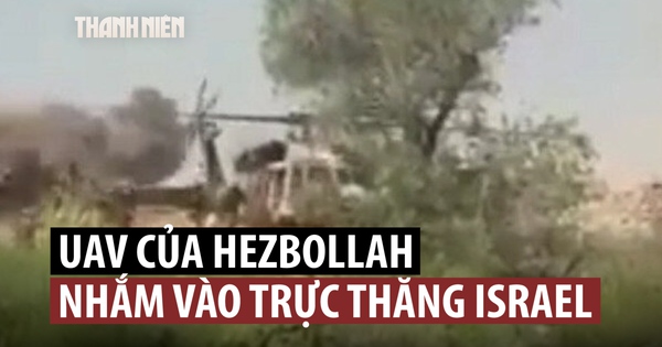 UAV của Hezbollah tấn công trực thăng quân đội Israel