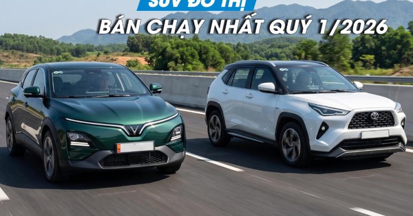 SUV đô thị bán chạy nhất Việt Nam quý 1/2026: VinFast VF 5 dẫn đầu