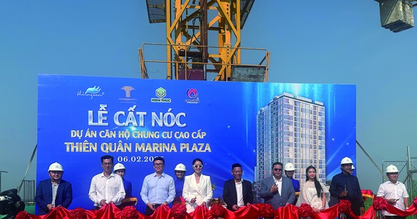 Cần Thơ: Thiên Quân Marina Plaza cất nóc, điểm nhấn đô thị mới