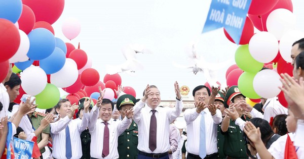 Tổng Bí thư, Chủ tịch nước Tô Lâm dự lễ thượng cờ 'Thống nhất non sông'