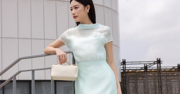 Mặc đẹp suốt hè từ bản phối váy dài, quần ống rộng và giày cao gót