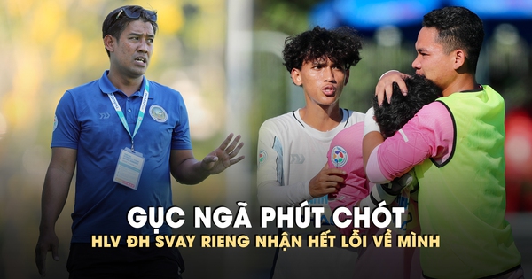 Gục ngã phút chót ở bán kết, HLV trưởng Trường ĐH Svay Rieng nhận hết trách nhiệm về mình