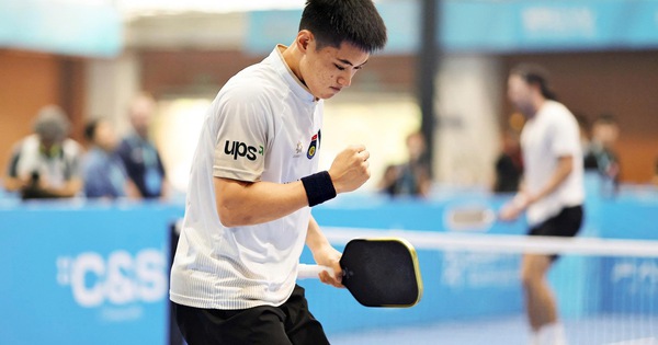 Trương Vinh Hiển tạo ‘địa chấn’ trước tay vợt pickleball số 2 thế giới