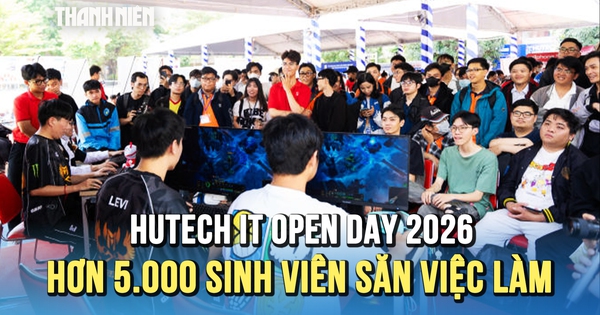 HUTECH IT OPEN DAY 2026: Hơn 5.000 sinh viên săn hàng ngàn cơ hội việc làm, đánh dấu 10 năm bứt tốc