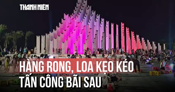 Hàng rong tái diễn, loa kẹo kéo 'tấn công' công viên Bãi Sau Vũng Tàu