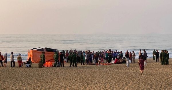 Tìm thấy thi thể nam sinh mất tích trên biển Quy Nhơn