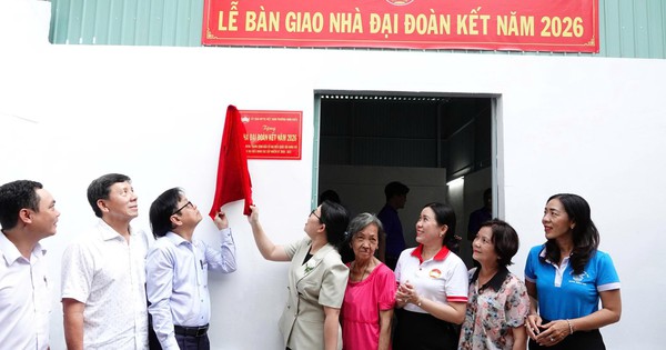 Báo Thanh Niên khánh thành nhà đại đoàn kết tại Cần Thơ