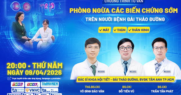 Phòng ngừa các biến chứng sớm trên người bệnh đái tháo đường: Mắt, thận, thần kinh
