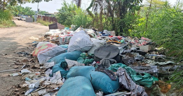 Bãi rác tự phát gây ô nhiễm