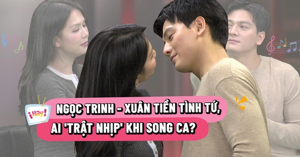 Ngọc Trinh - Lê Xuân Tiền hôn tình tứ, song ca thì trật nhịp