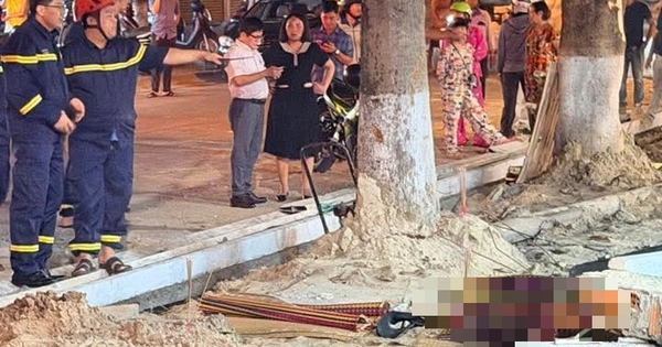 Đà Nẵng: Tường quán cà phê đổ, đè chết nam công nhân đang thi công vỉa hè