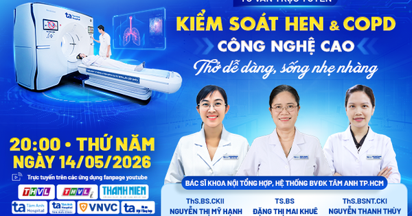 Kiểm soát Hen & COPD bằng công nghệ cao: Thở dễ dàng, sống nhẹ nhàng