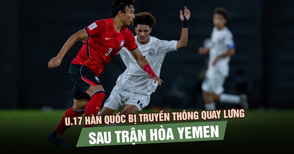 U.17 Hàn Quốc bị truyền thông quay lưng sau trận hòa Yemen: Xếp sau U.17 Việt Nam, rơi vào nhánh tử thần