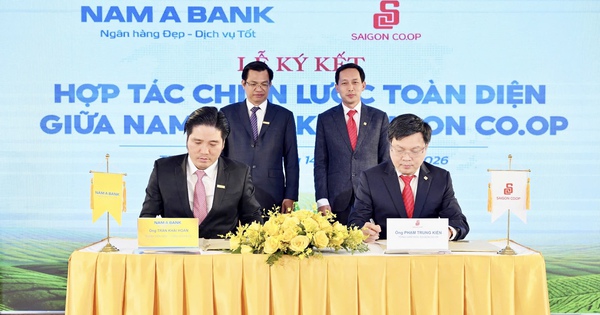 Nam A Bank hợp tác cùng Saigon Co.op phát triển mô hình hệ sinh thái toàn diện 