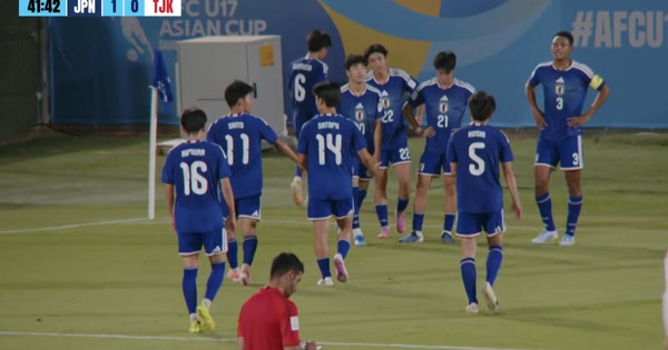 U.17 Nhật Bản mạnh vượt trội, thắng cực đậm Tajikistan: Dễ dàng vào bán kết U.17 châu Á