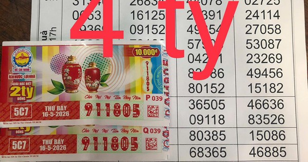 TP.HCM: Người đàn ông trung niên trúng 4 tỉ xổ số miền Nam đổi thưởng... 'thần tốc'