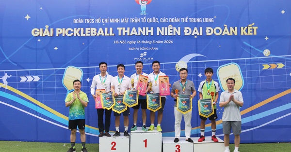 Giải pickleball thanh niên 'Đại đoàn kết' chào mừng thành công Đại hội MTTQ Việt Nam