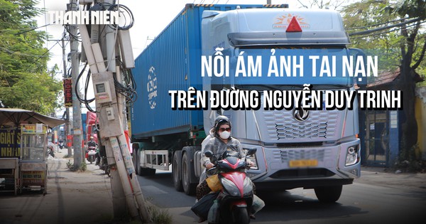 Đường rộng 7 mét 'oằn mình' gánh container, người dân ám ảnh: 'Mạng mình sống chết dễ quá'