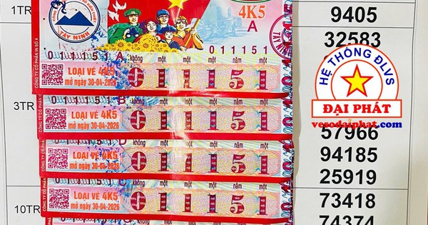 Mua 5 tờ với số cuối 51, khách bất ngờ ẵm trọn 2 giải xổ số miền Nam