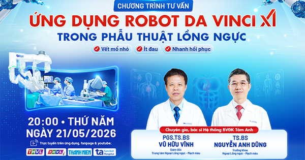 Ứng dụng Robot Da Vinci Xi trong phẫu thuật lồng ngực