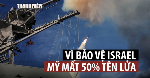 Mỹ hao hụt một nửa số tên lửa đánh chặn để bảo vệ Israel trước Iran