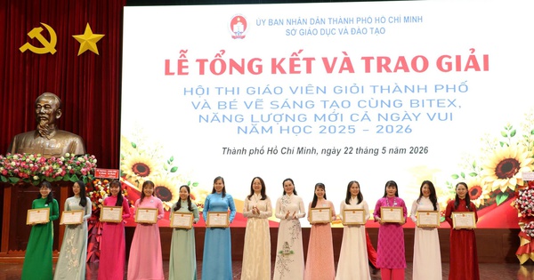 Tôn vinh những giáo viên mầm non TP.HCM không ngừng sáng tạo
