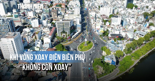 Cảnh tượng 'lạ' ở vòng xoay Điện Biên Phủ: Nhiều xe suýt đi ngược chiều vì phân luồng mới