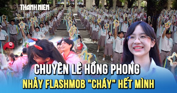 Học sinh chuyên Lê Hồng Phong 'cháy' hết mình, khóc hết nấc ngày ra trường
