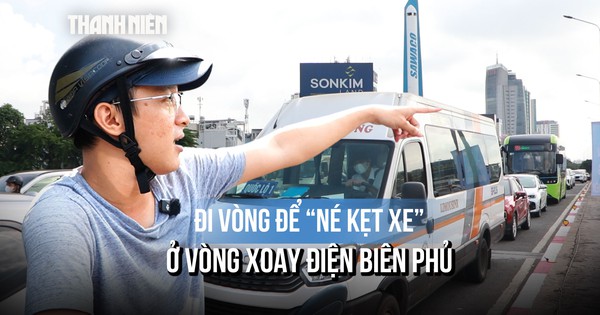 Thêm làn rẽ trái ở vòng xoay Điện Biên Phủ: Người dân bày cách đi vòng để 'né kẹt xe'
