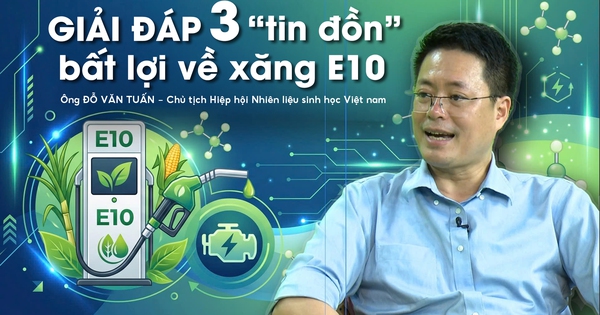 3 'tin đồn' bất lợi về xăng E10 - Chủ tịch Hiệp hội Nhiên liệu sinh học giải đáp