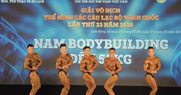 Hơn 300 VĐV tham dự giải vô địch thể hình tại Đà Lạt