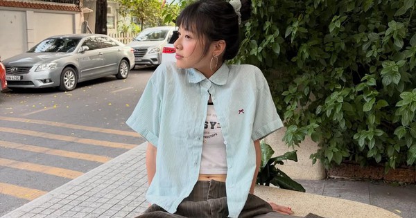 Càng đơn giản càng nổi bật với áo sơ mi dáng ngắn
