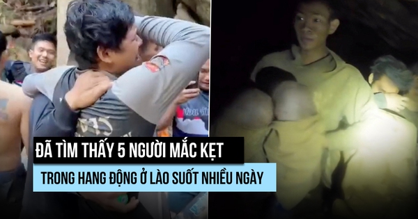 Đã tìm ra 5 người kẹt nhiều ngày trong hang động ở Lào