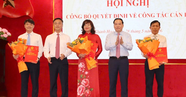 Khánh Hòa bổ nhiệm Giám đốc Sở Giáo dục và Đào tạo, Chánh văn phòng Tỉnh ủy
