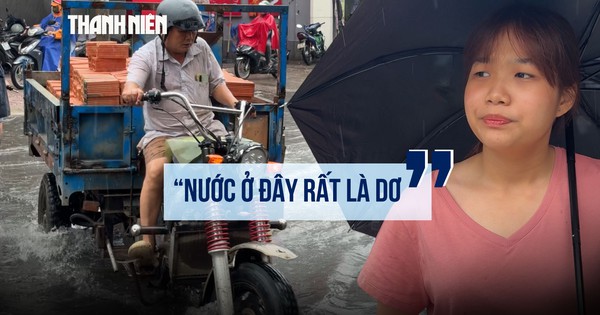 Mưa lớn kéo dài cả ngày ở TP.HCM, người dân ám ảnh cảnh lội nước dơ