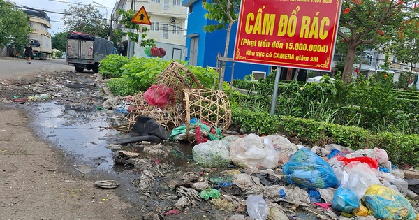 Đổ rác dưới biển cấm