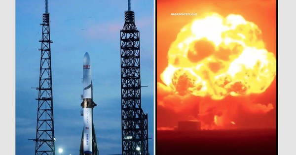 Tên lửa Blue Origin nổ tung trên bệ phóng, nhà cửa xung quanh rung chuyển