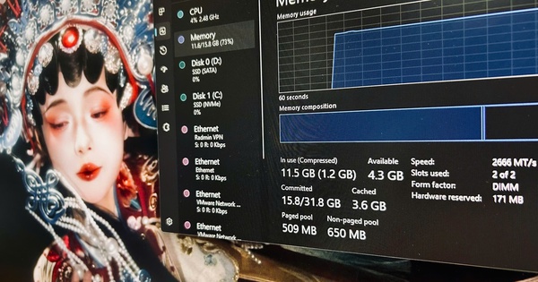 Mẹo đơn giản giúp giành lại 5 GB RAM bị chiếm dụng trên Windows