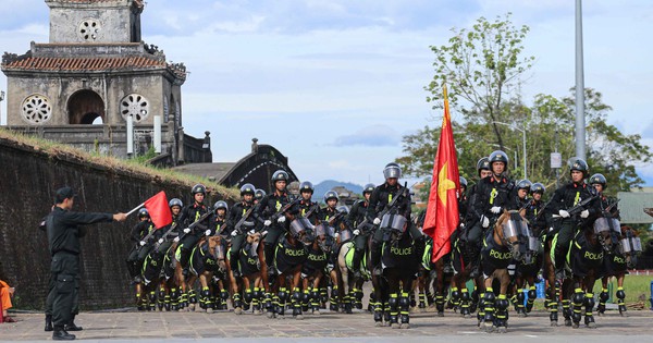Đoàn kỵ binh của Bộ Công an sẽ đến Huế biểu diễn