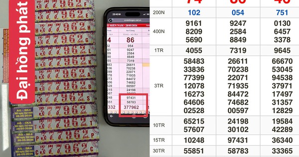 Trúng độc đắc 32 tỉ xổ số miền Nam đài An Giang, khách đổi thưởng trong đêm
