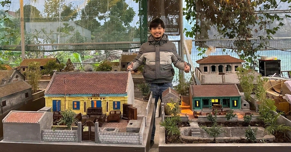 Chàng trai làm mô hình nhà cổ Bắc bộ khiến dân mạng sống lại từng ký ức