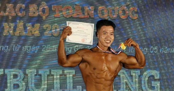 Từng mặc cảm vì thừa cân, chàng trai đoạt huy chương vàng thể hình toàn quốc