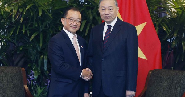 Tổng Bí thư, Chủ tịch nước Tô Lâm hội kiến Chủ tịch Quốc hội Singapore