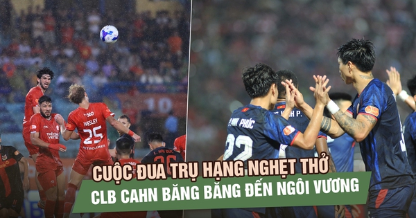 Vòng 21 V-League: Cuộc đua trụ hạng nghẹt thở, CLB CAHN băng băng đến ngôi vương